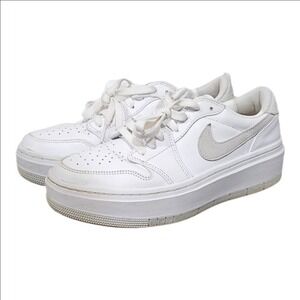 Nike Air Jordan 1 Elevate Low Shoes White DH7004-110 Womens 9 Platform Sneakers
